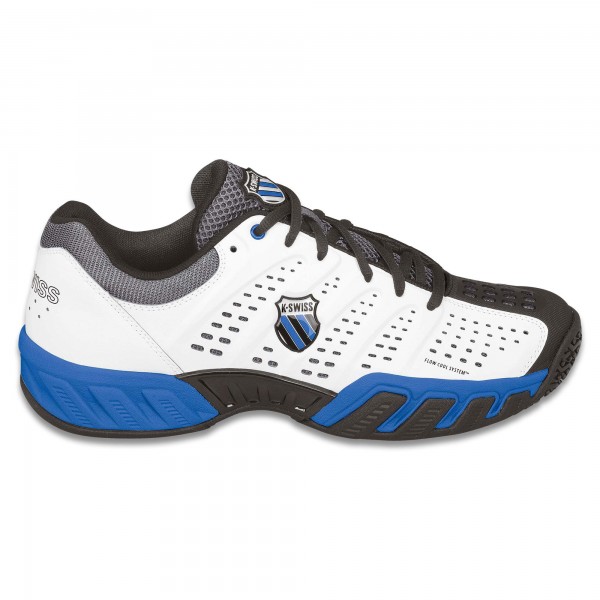 K-Swiss Bigshot Light White/Black/Brillant Blue Herren