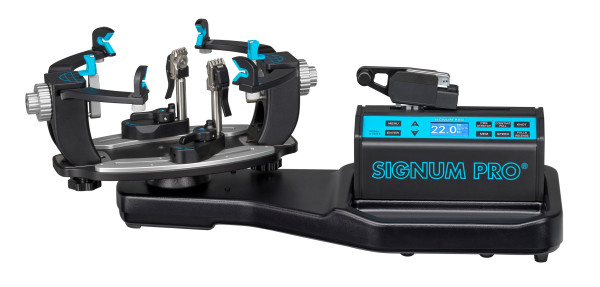 Besaitungsmaschine Signum Pro S-7000 Profi-Desktop Tischmodell - Linearzug + 200m Saite-